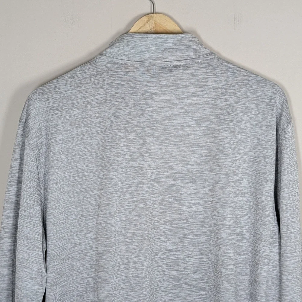 Colosseum West Virginia Mountaineers Mens Large Gray 1/4 Zip Pullover WVU NEW